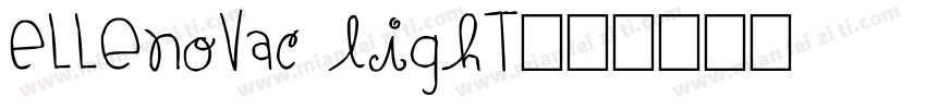 ElleNovaC Light字体转换
